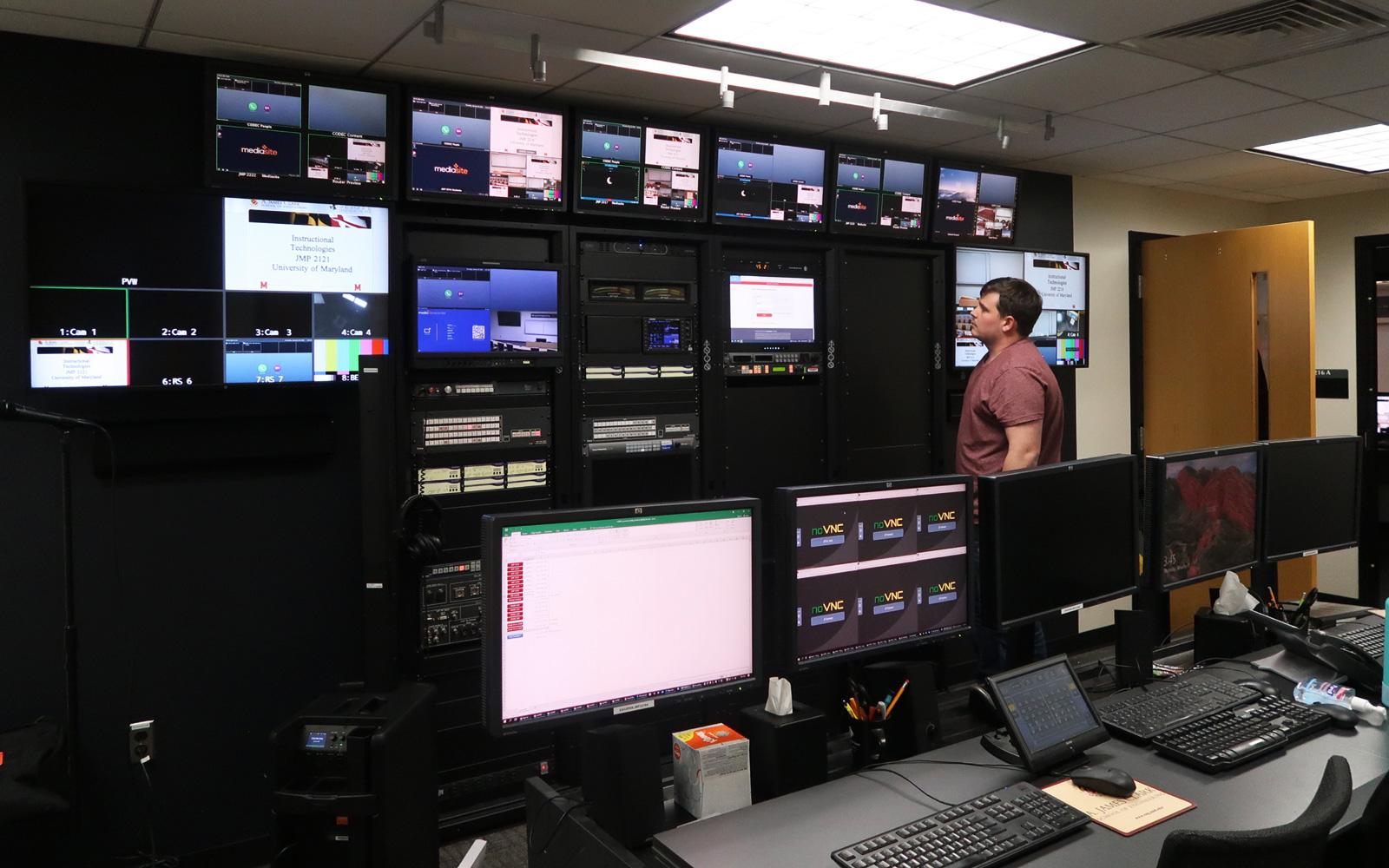 Instructional Technologies control room