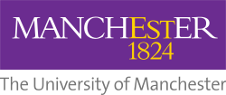 University of Manchester university logo.