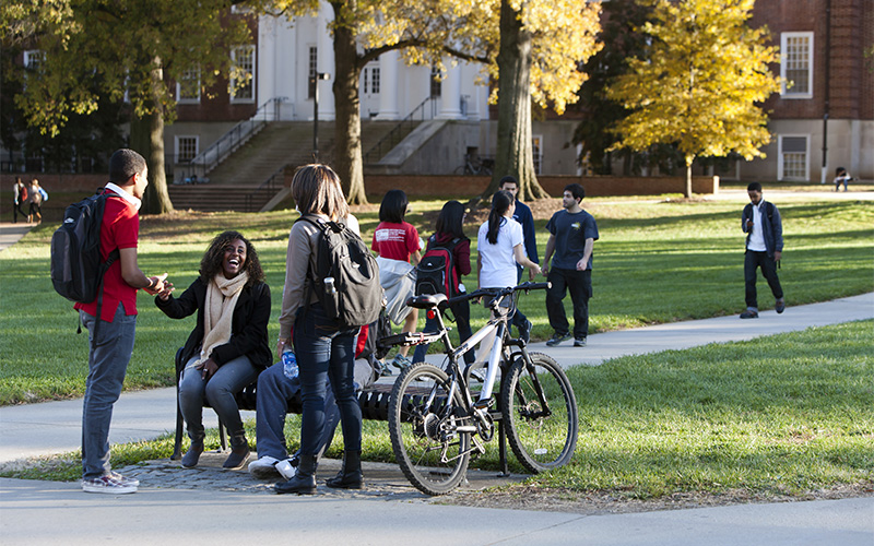 Students on Campus