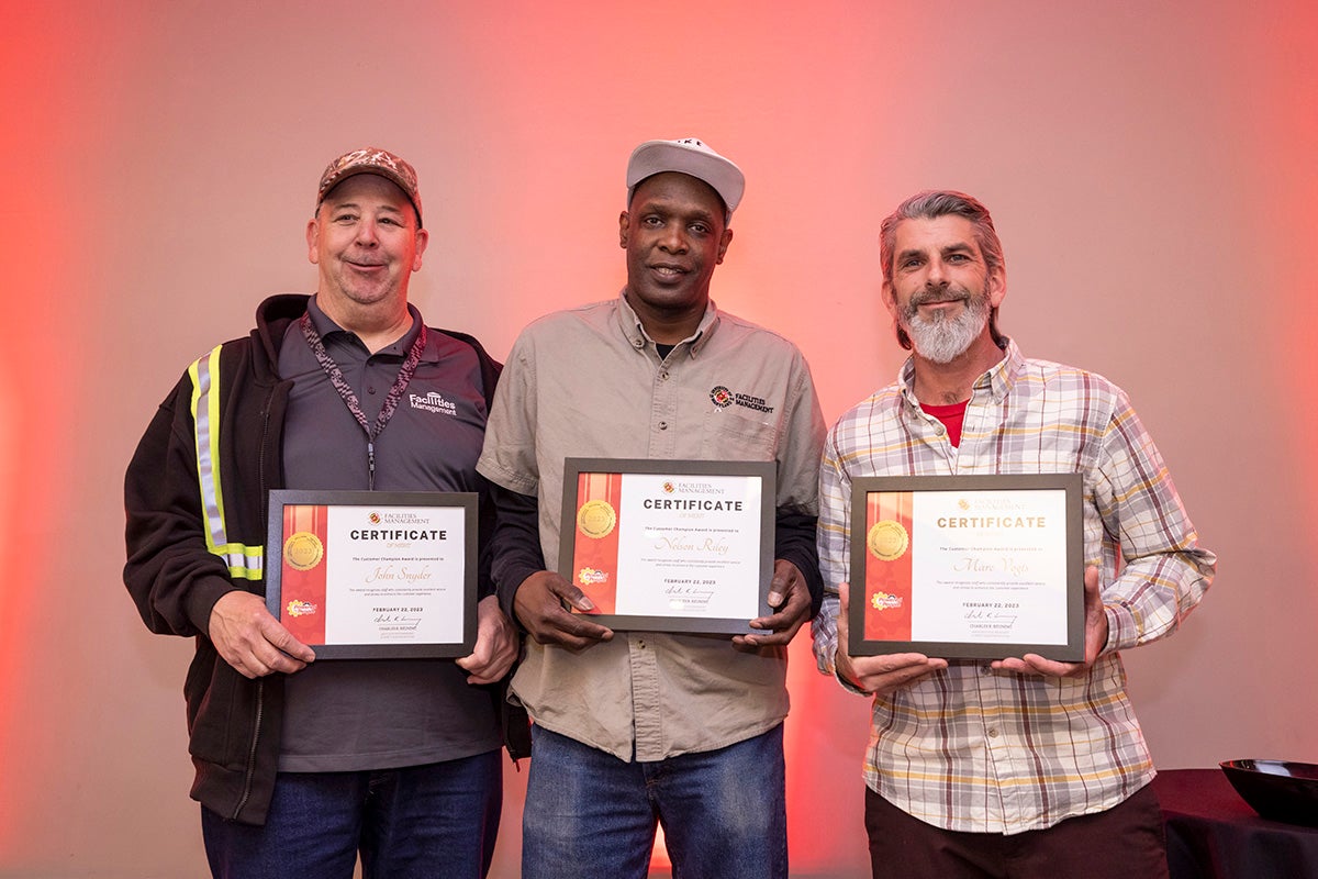 Left to Right - John Snyder, Nelson Riley, Marc Vogts