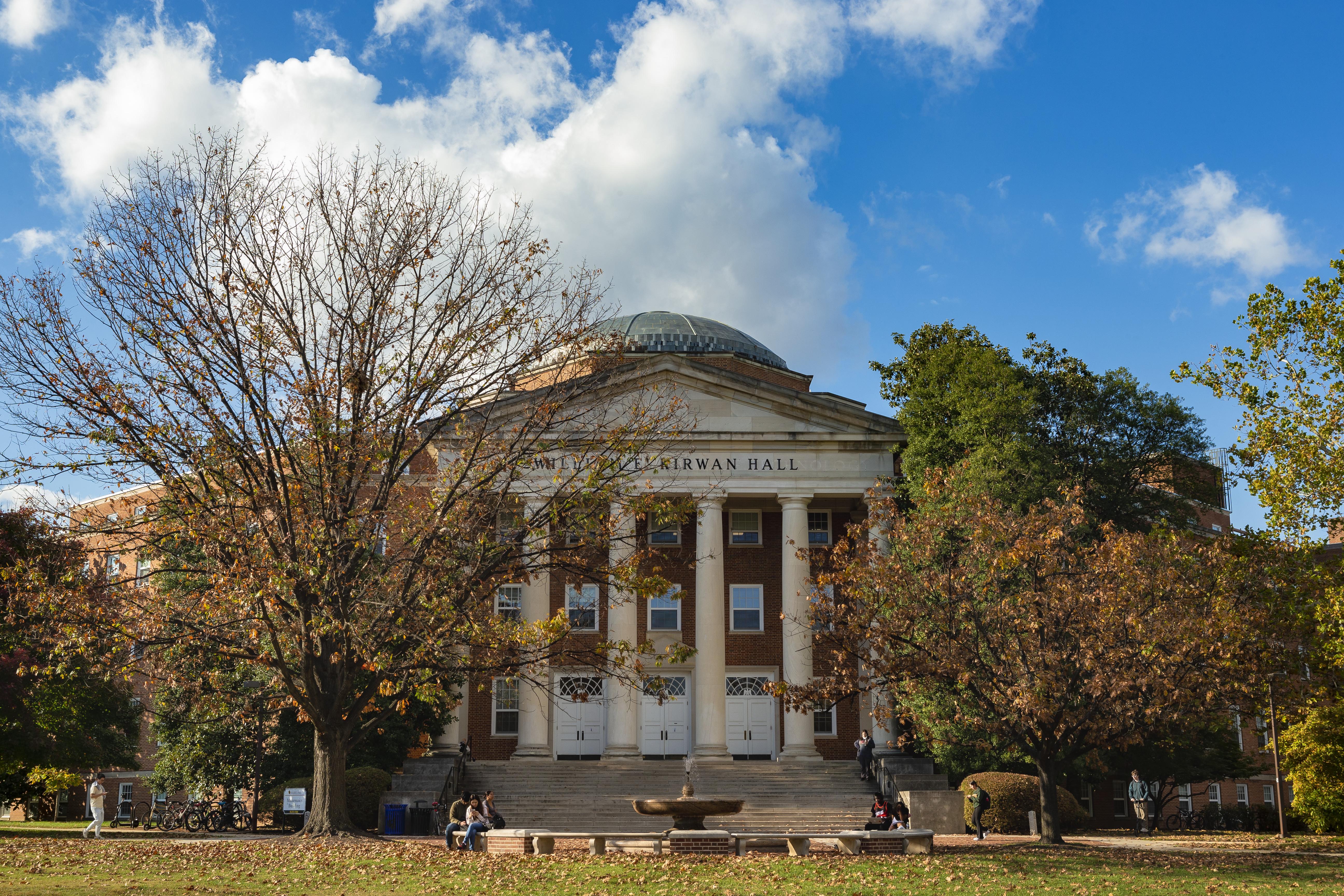 Kirwan Hall in Fall