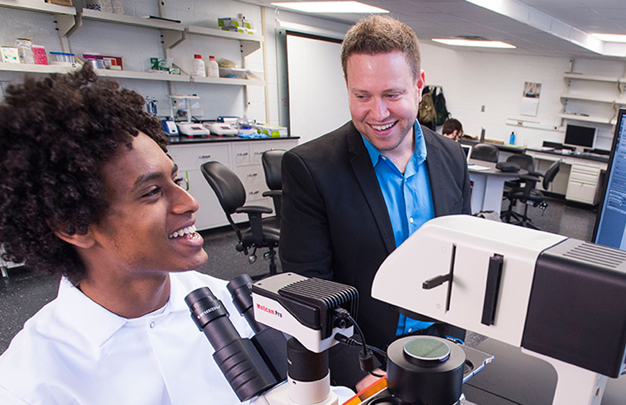 Student in the BAM Lab