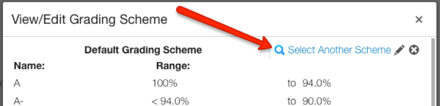 Select another scheme