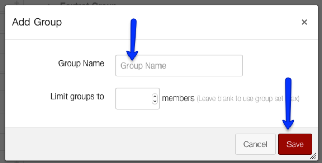 Group Name Field