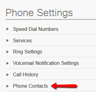 Phone Contacts