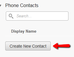 Create New Contact