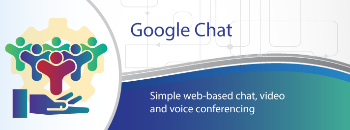 Google Chat banner logo