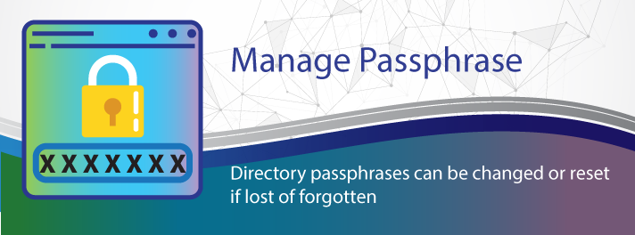 Manage Passphrase banner logo