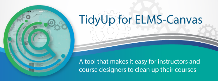 TidyUp for ELMS-Canvas banner logo