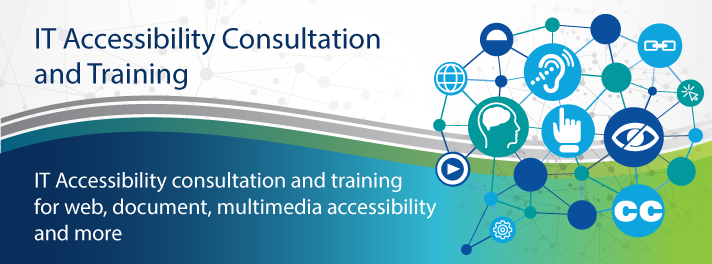 IT Accessibility Consultation and Training banner logo