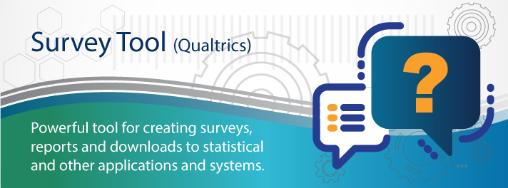 Survey Tool (Qualtrics) banner logo