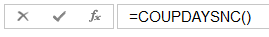 Formula function bar