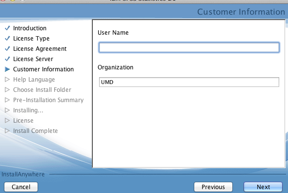 Customer Information Window