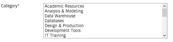 Category field