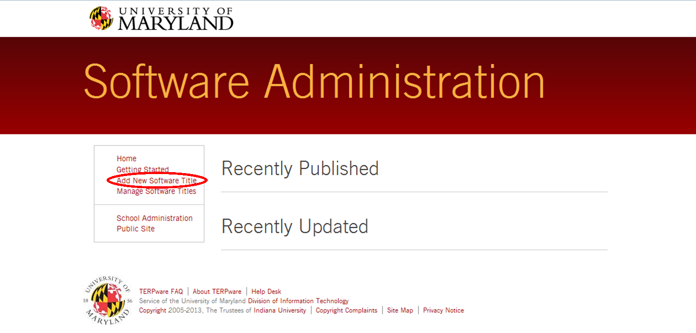 Software Administration