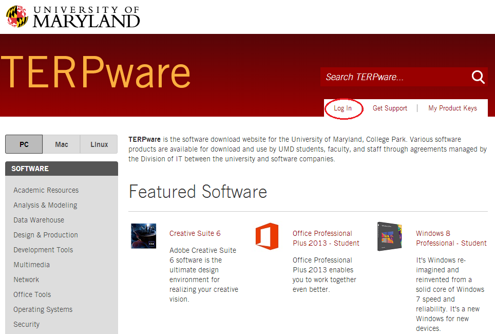 TERPware Website