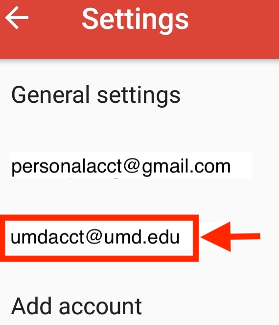 UMD Email account address