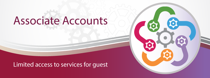 Associate Accounts banner logo