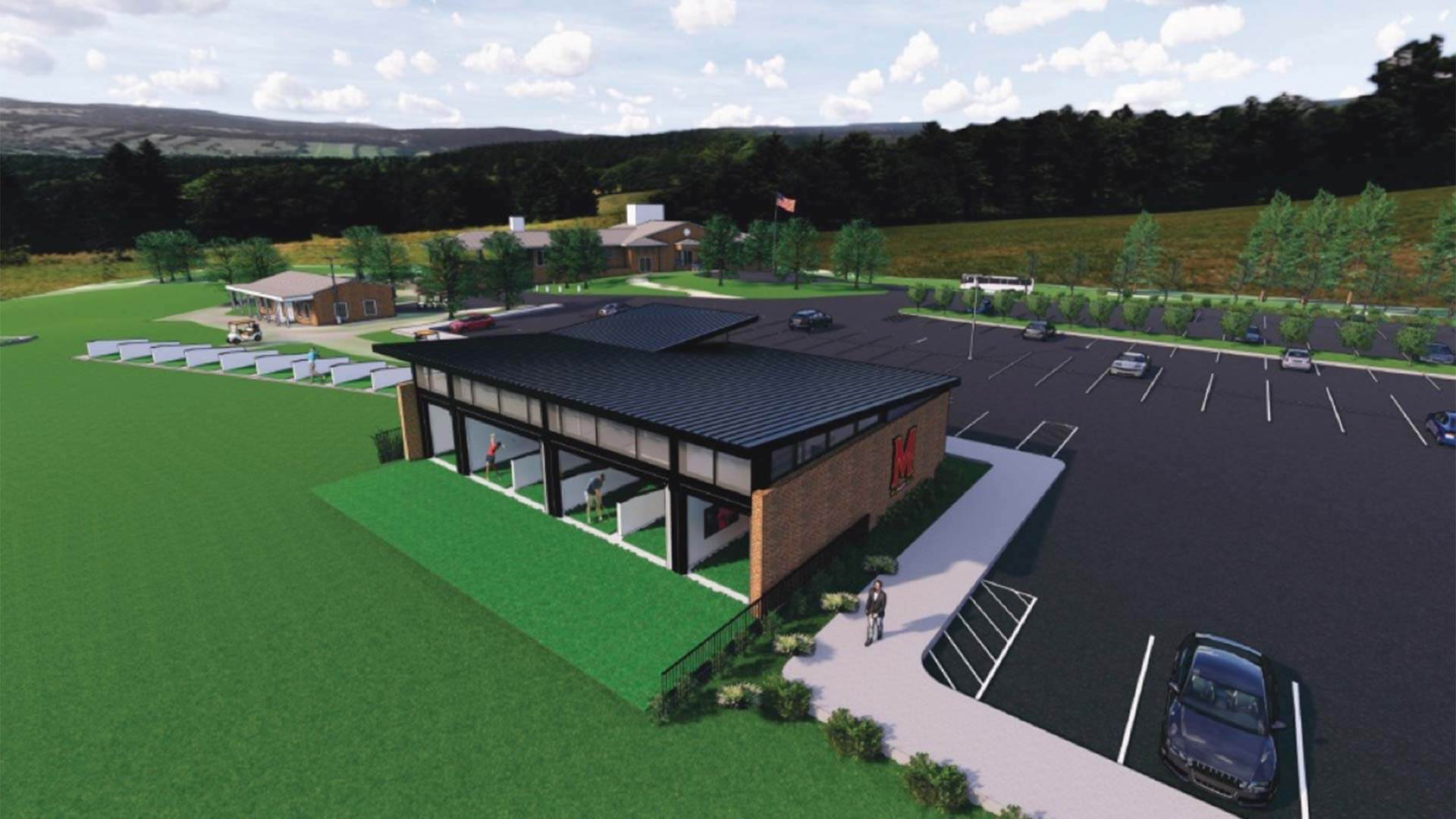 Rendering of the Golf Player Development Center