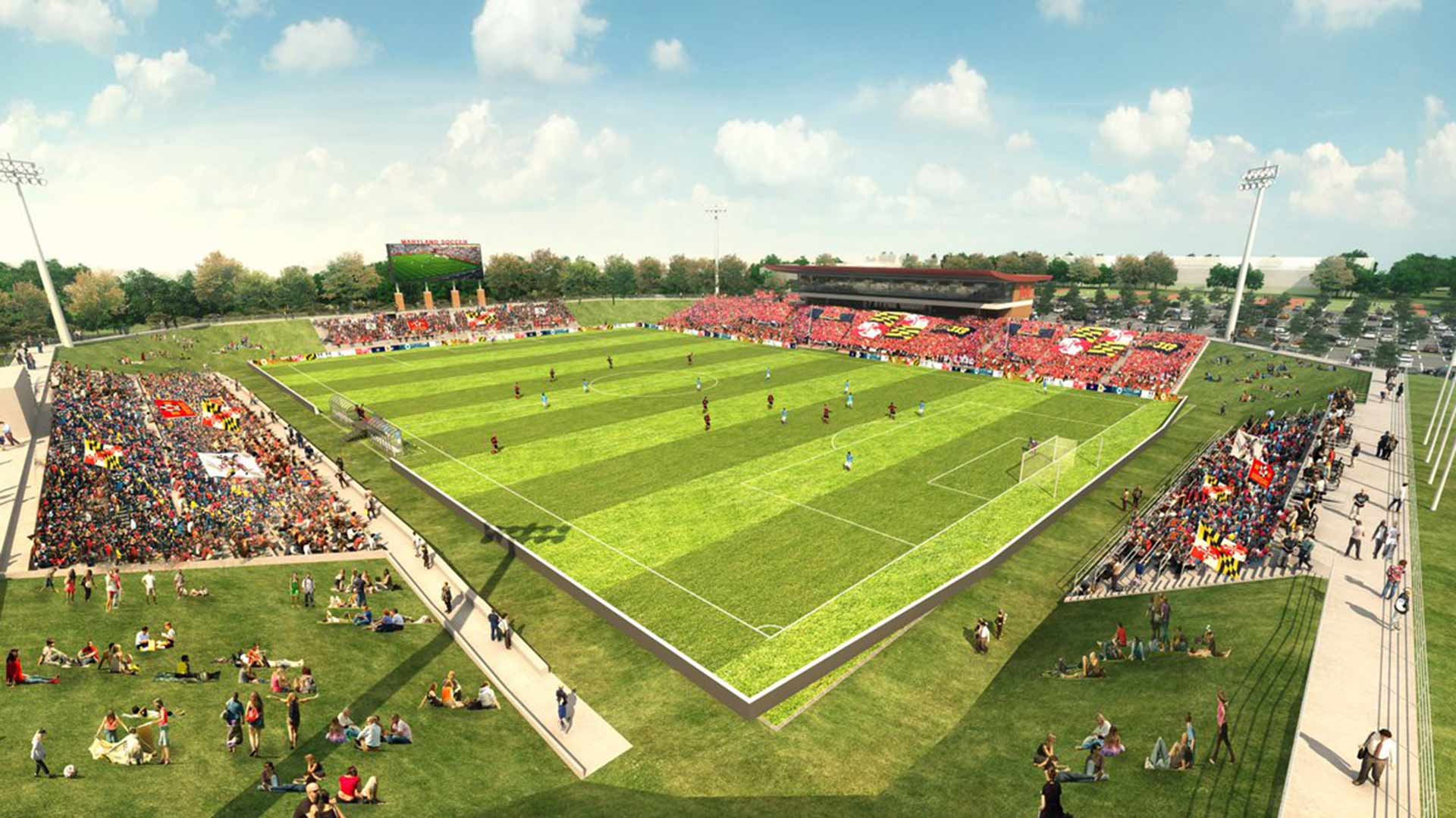 Rendering of Soccer Stadium