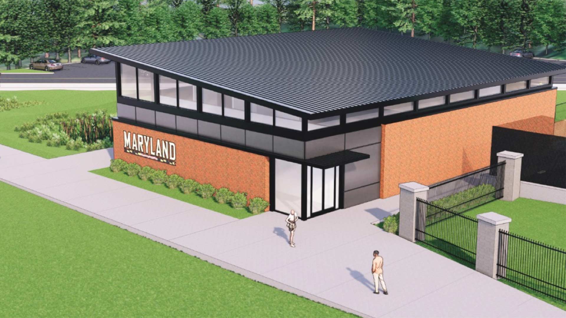 Rendering of the Softball Player Development Center