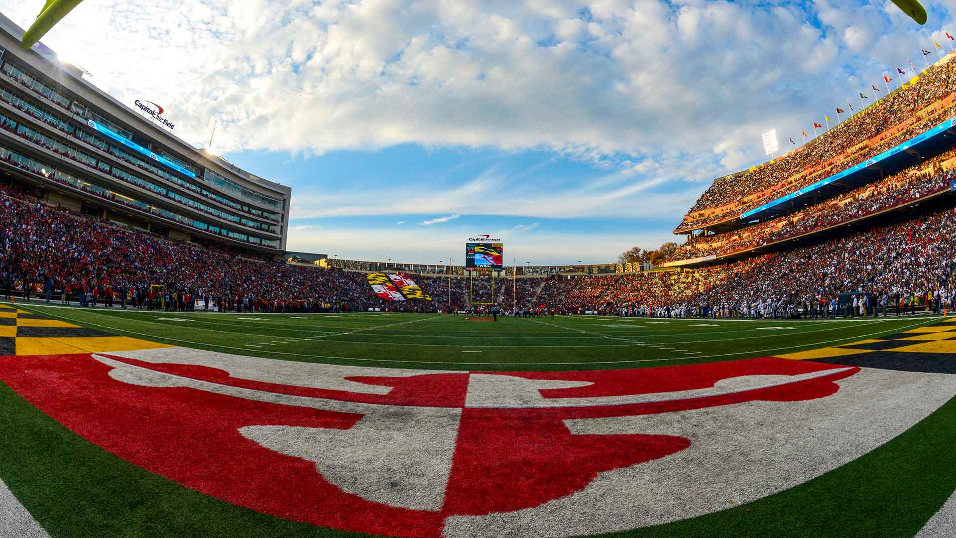 Maryland Stadium during football game