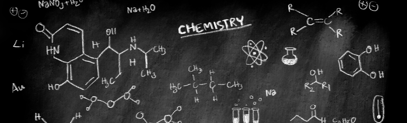 chem equations on blackboard